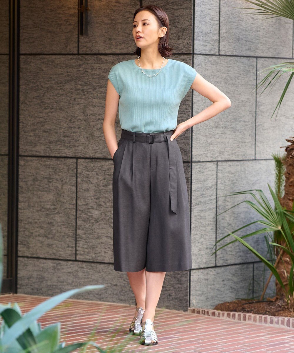 自由区 【XSサイズ～/洗える/セット可】キュプラリネンシャンタン ショートパンツ 