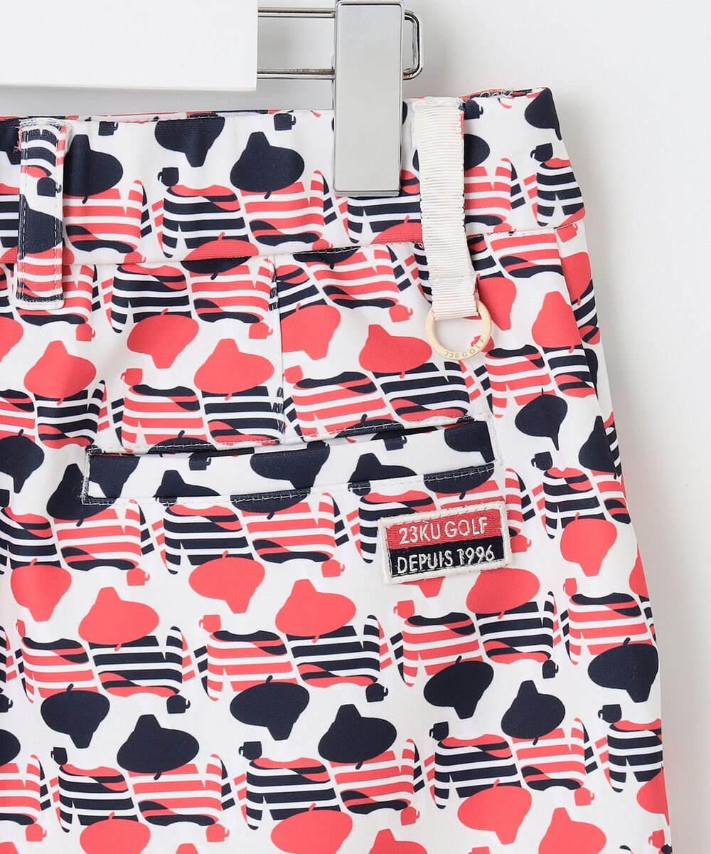 23区GOLF 【WOMEN】ＰＡＲＩＳ柄プリント ダンボール スカート 