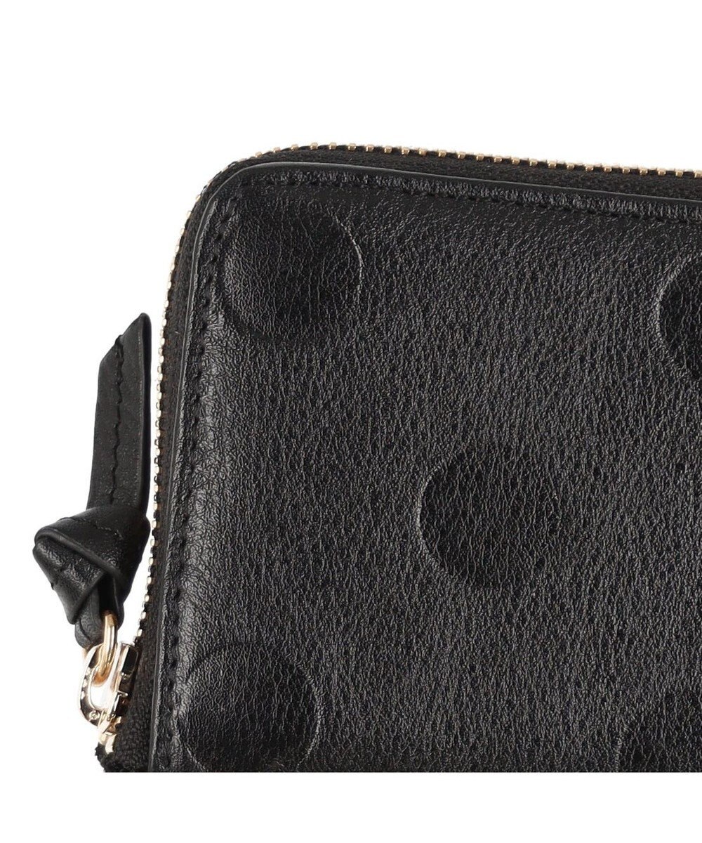 UNBILLION ペルケ perche / ドット型押しパームフィットストラップウォレット 