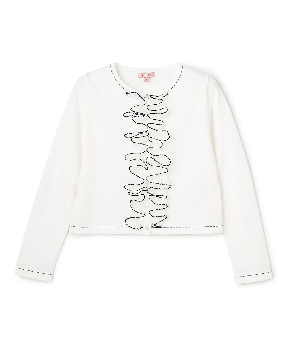 TOCCA FRILL UTOPIA カーディガン 
