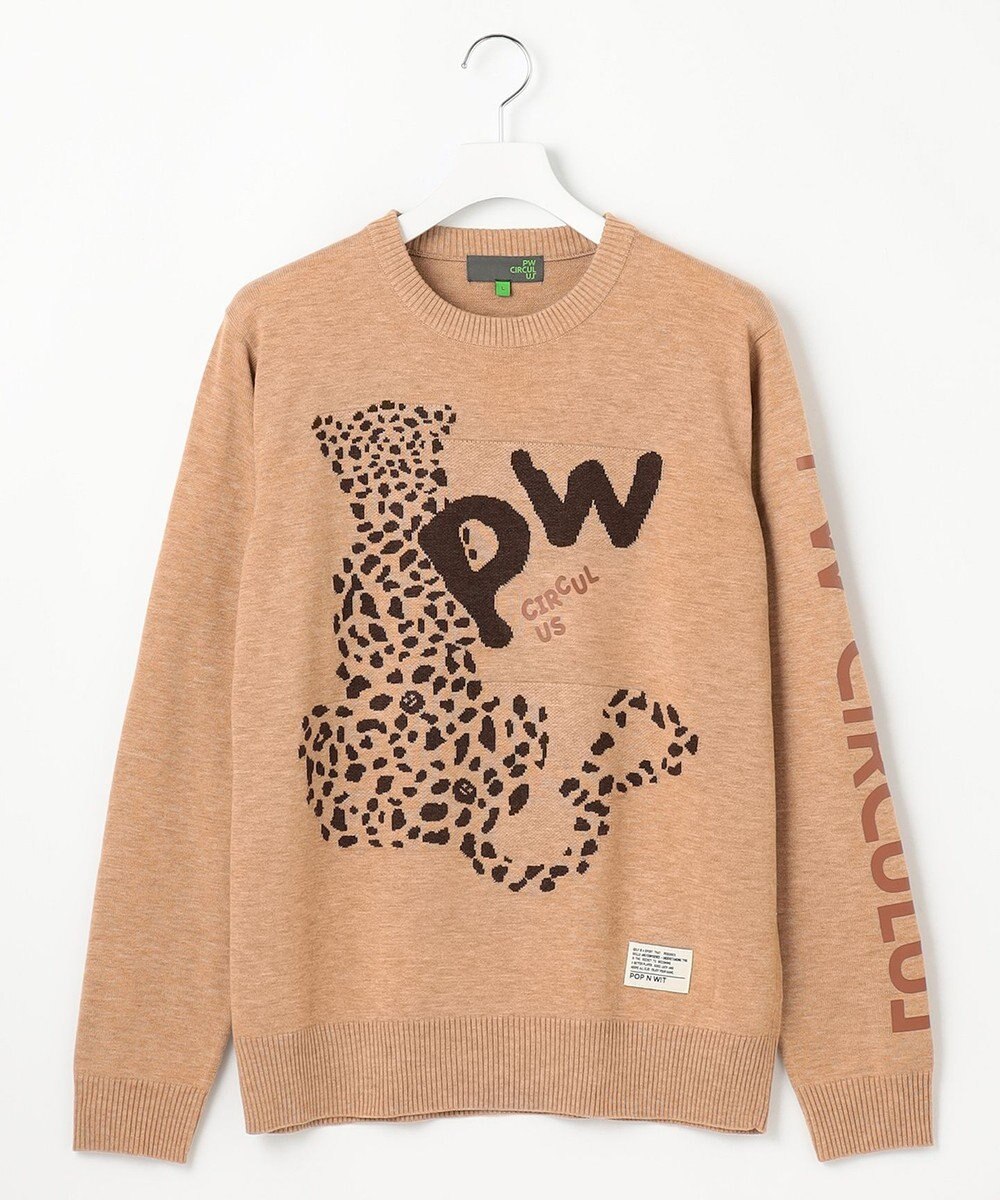 PW CIRCULUS 【MEN】LEOPARD ジャガードニット 
