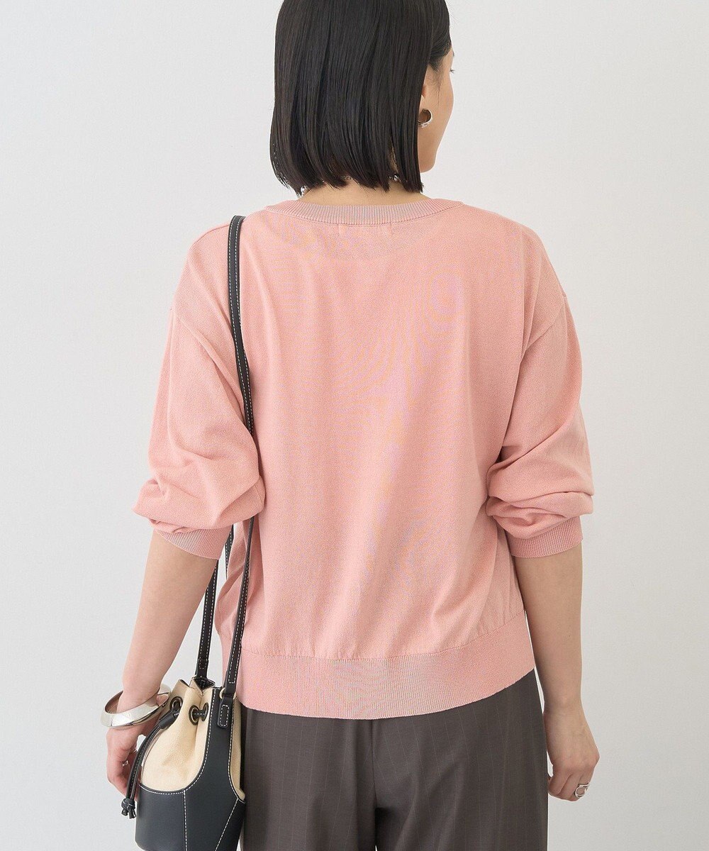 AMERICAN HOLIC 配色シアーカーディガン 