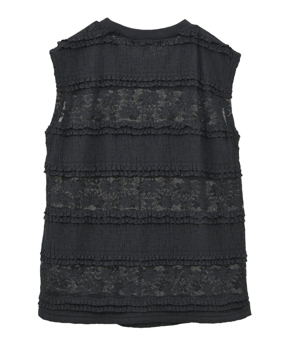 Green Parks ・ＳＵＧＡＲ　ＳＰＯＯＮ　フリルレースノースリーブ 