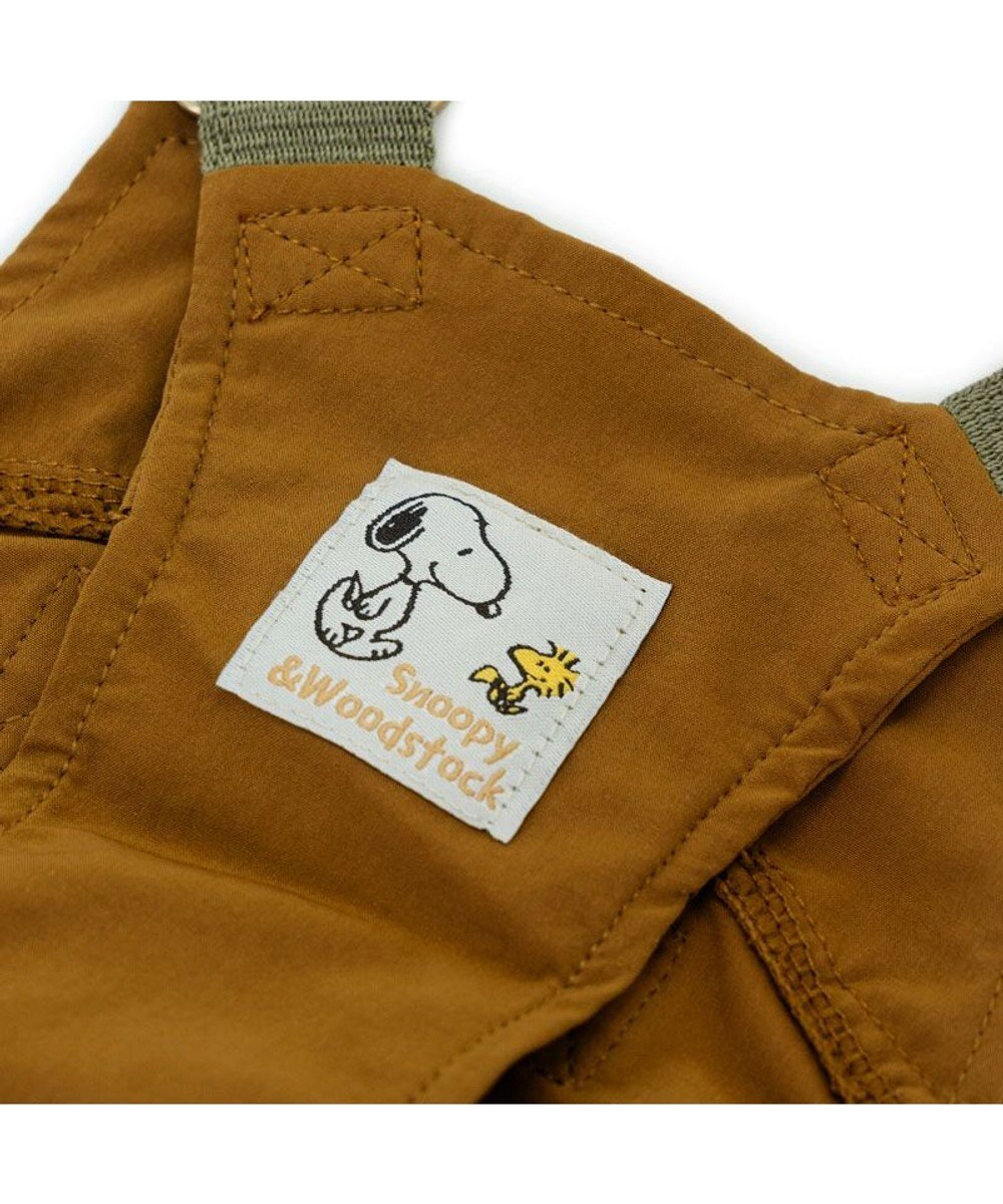 PET PARADISE スヌーピー マスコット付き オーバーオール ブラウン 小型犬 
