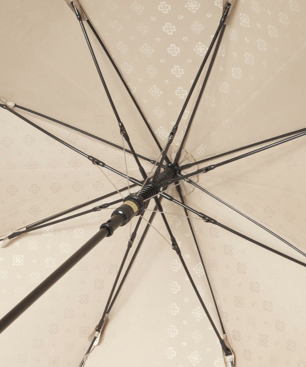 MOONBAT LANVIN en Bleu 長傘 ジャカード×パイピング 