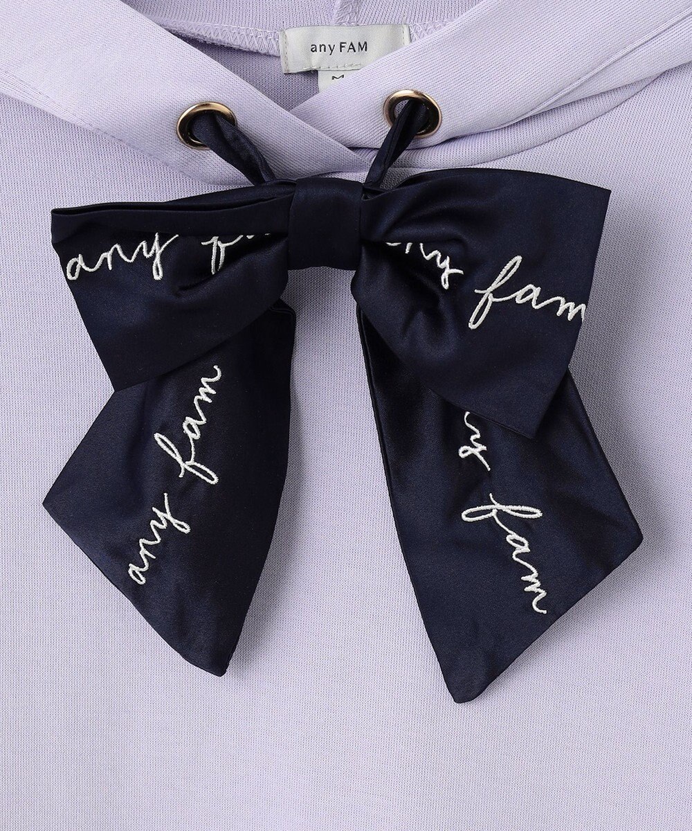 ANY KIDS フード付き ダンボール トレーナー 