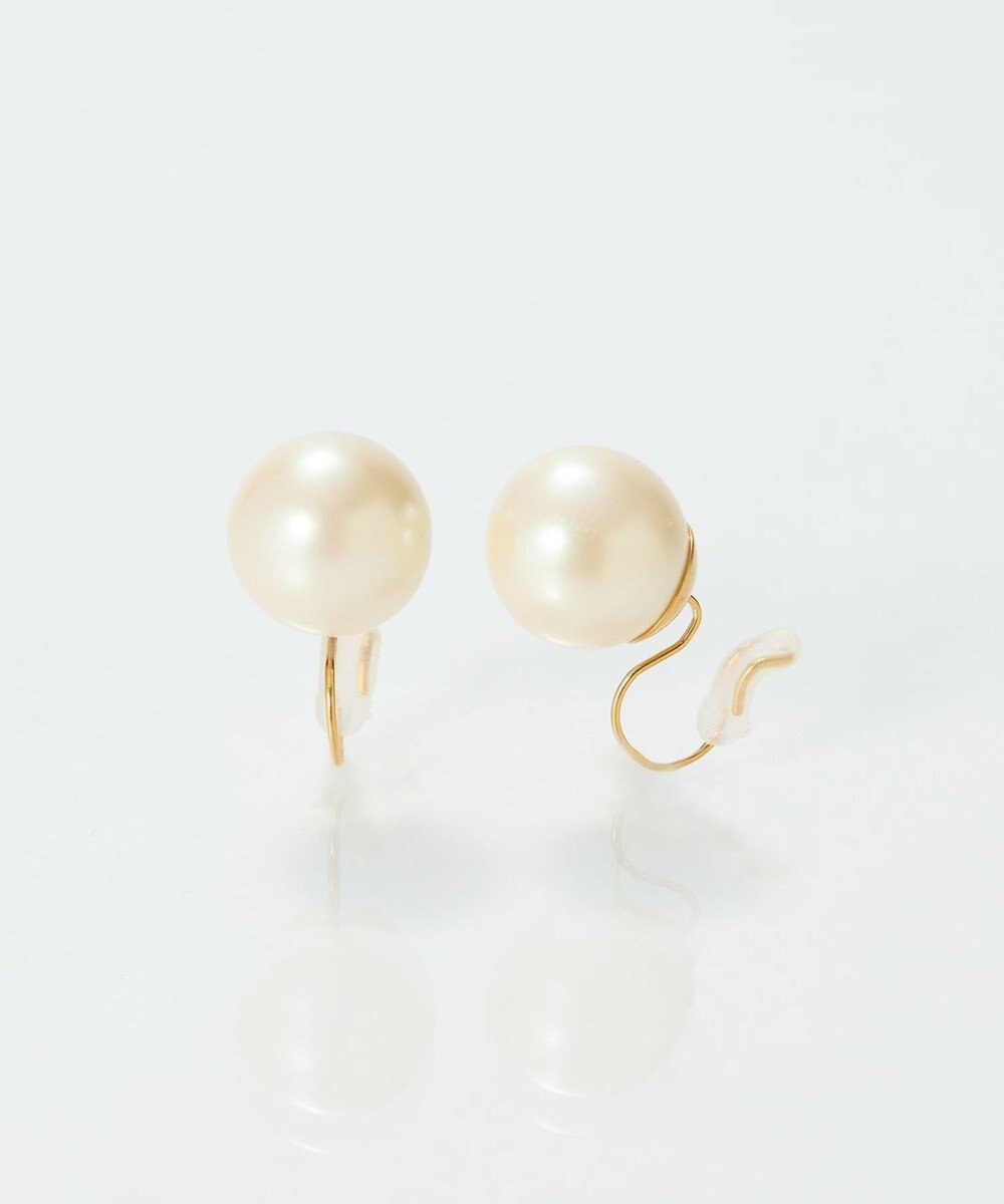 Phoebe 【痛くないシリーズ/金属アレルギー対応】パールリウムライトフィットイヤリング/一粒パール 