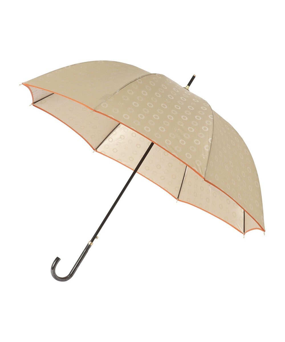 MOONBAT LANVIN en Bleu 長傘 ジャカード×パイピング 