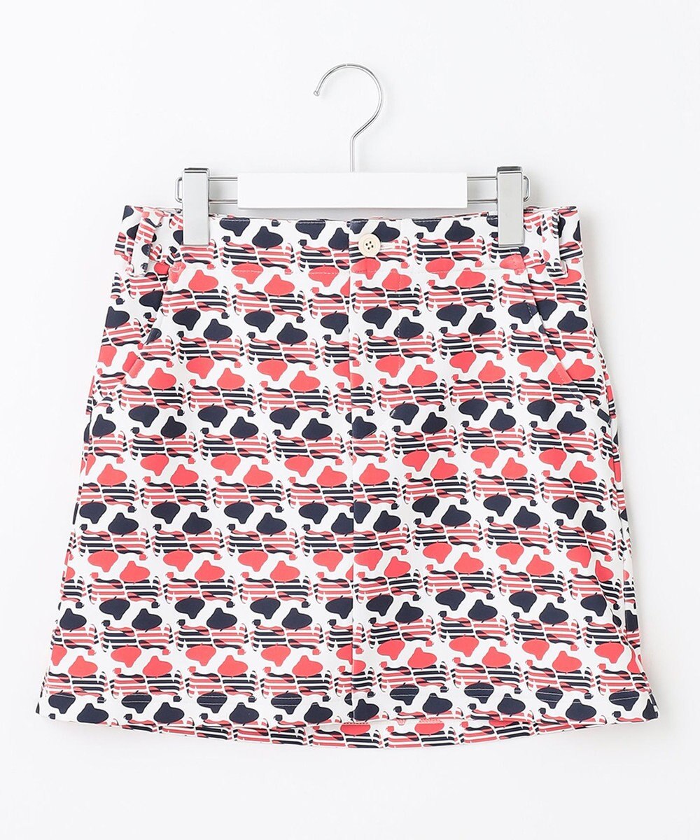 23区GOLF 【WOMEN】ＰＡＲＩＳ柄プリント ダンボール スカート 