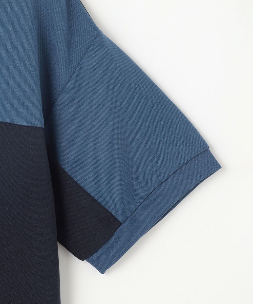 J.PRESS KIDS 【吸水速乾】【140-170cm】ポンチローマ トリコロール 切替Ｔシャツ 