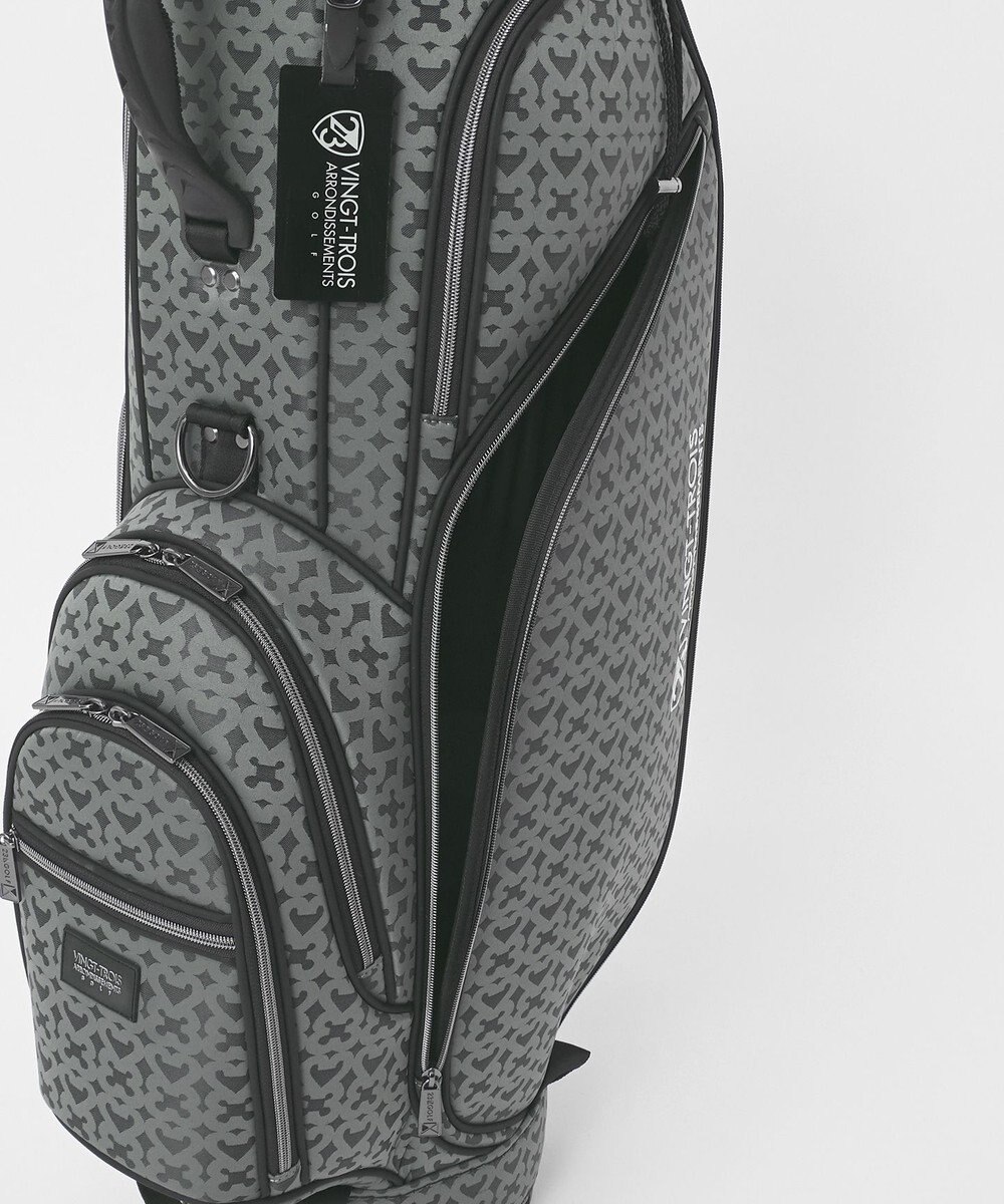 23区GOLF 【UNISEX】モノグラムライトキャディバッグ　ベテランゴルファーにもおすすめなモダンデザイン 