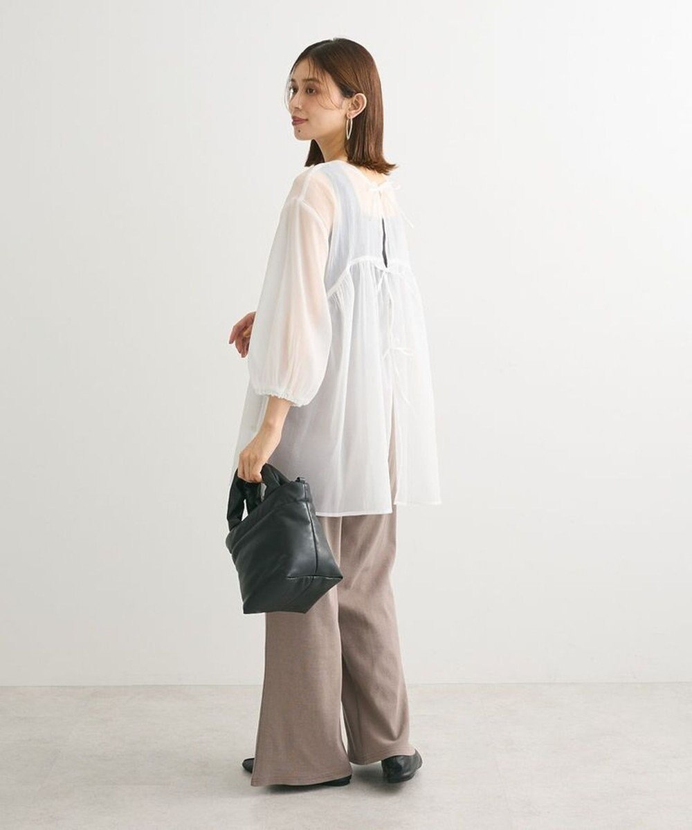 Green Parks ２ＷＡＹ　シアーギャザーチュニック 