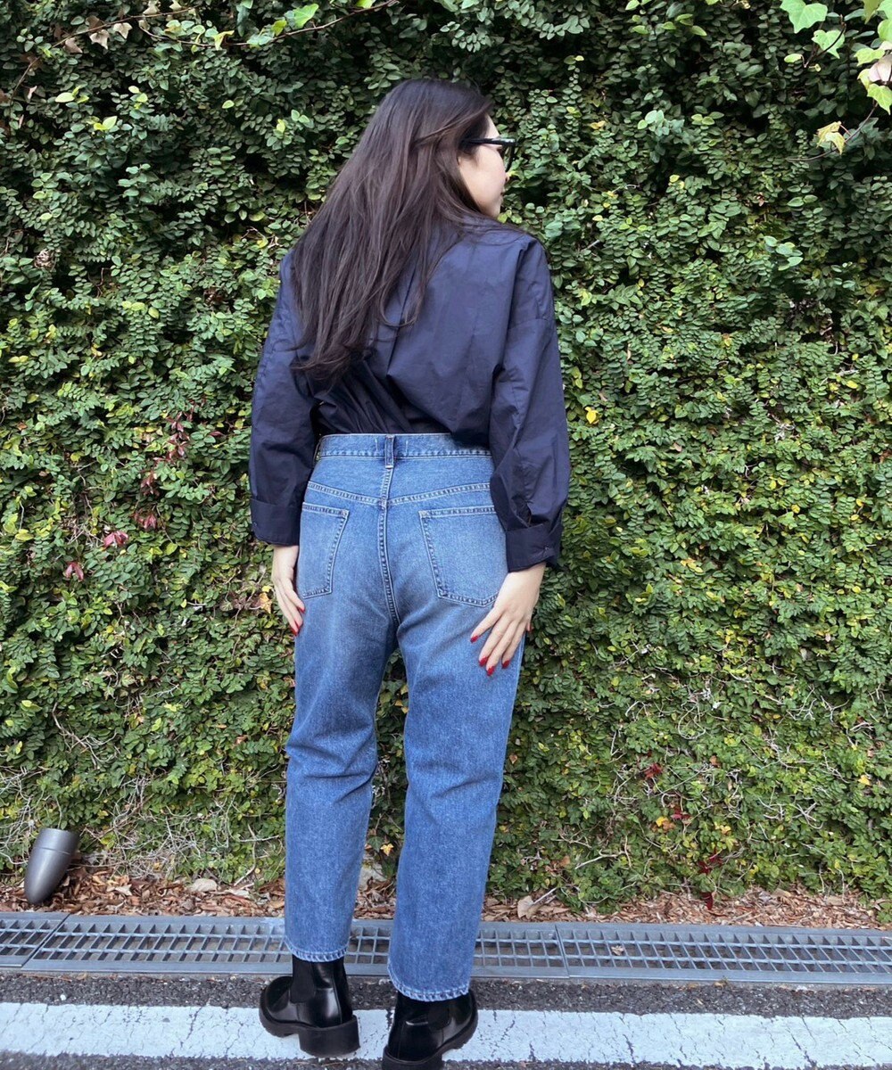 woadblue 【先行販売】SALUU サルー ストレートアンクル デニムパンツ ダメージ 