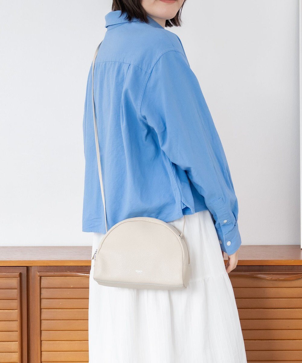 blancle シュリンクレザー ハーフサークルショルダー 