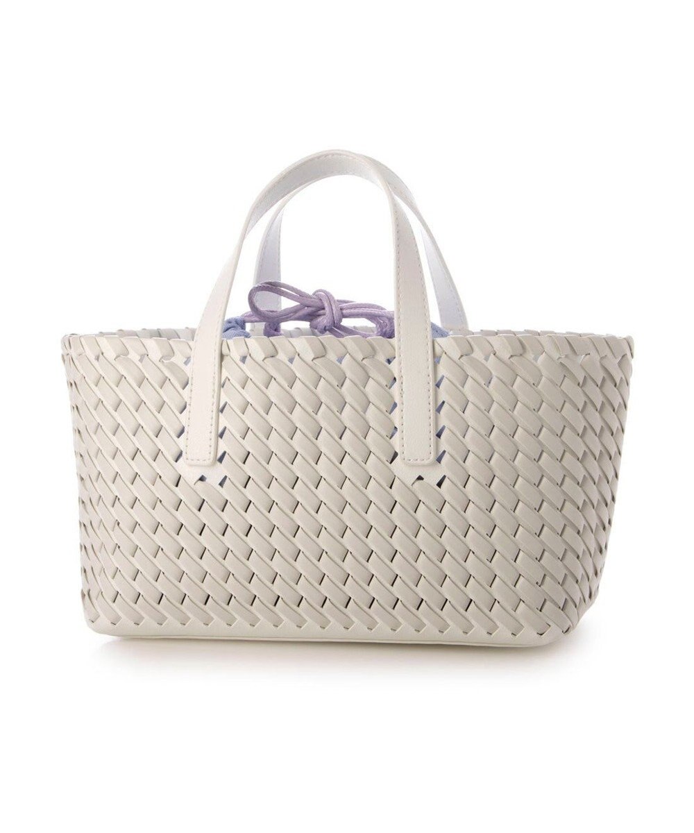 UNBILLION カシュカシュ cachecache / コードかがり横長トートバッグ 