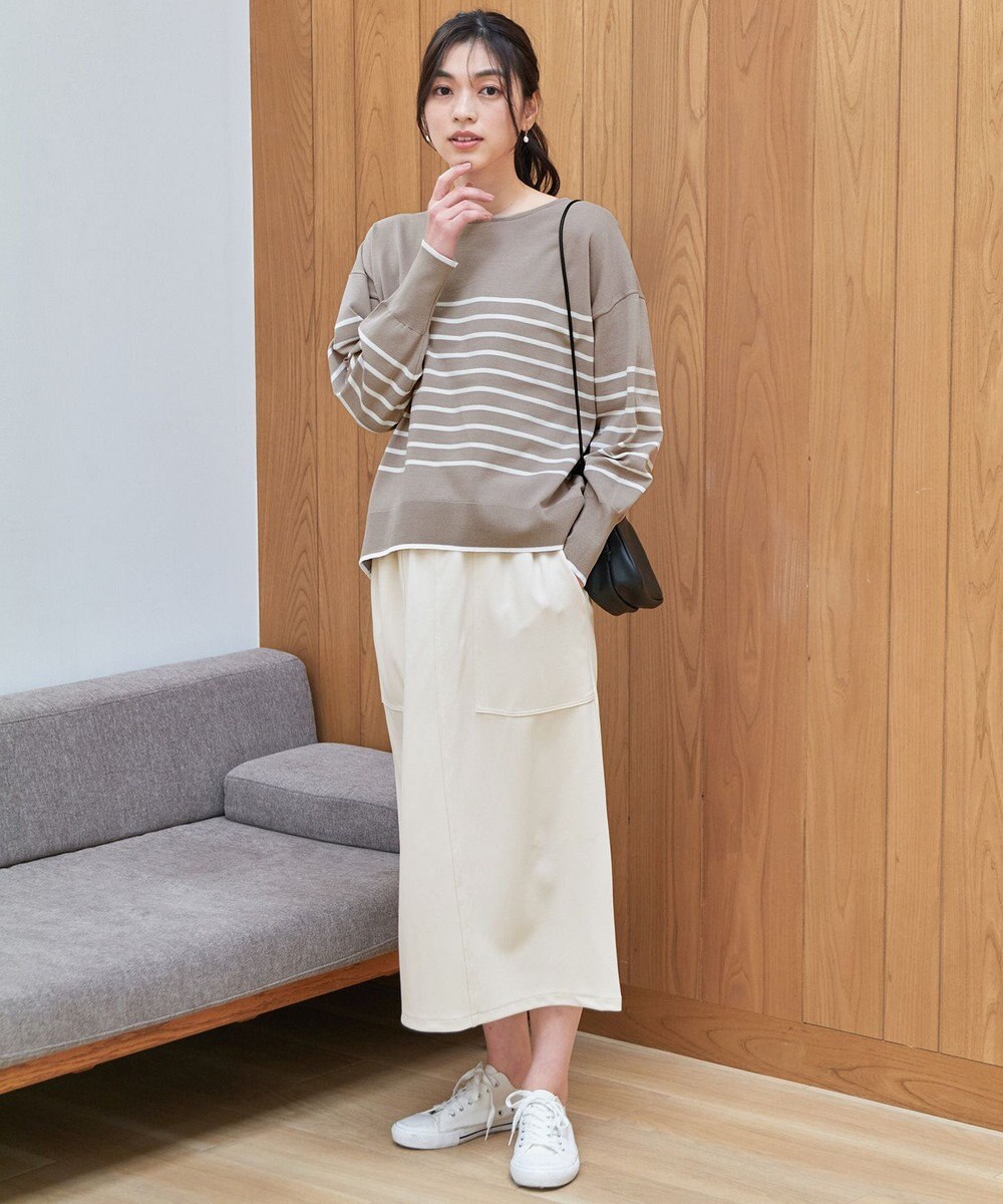 ANY バスクボーダーニットプルオーバー 