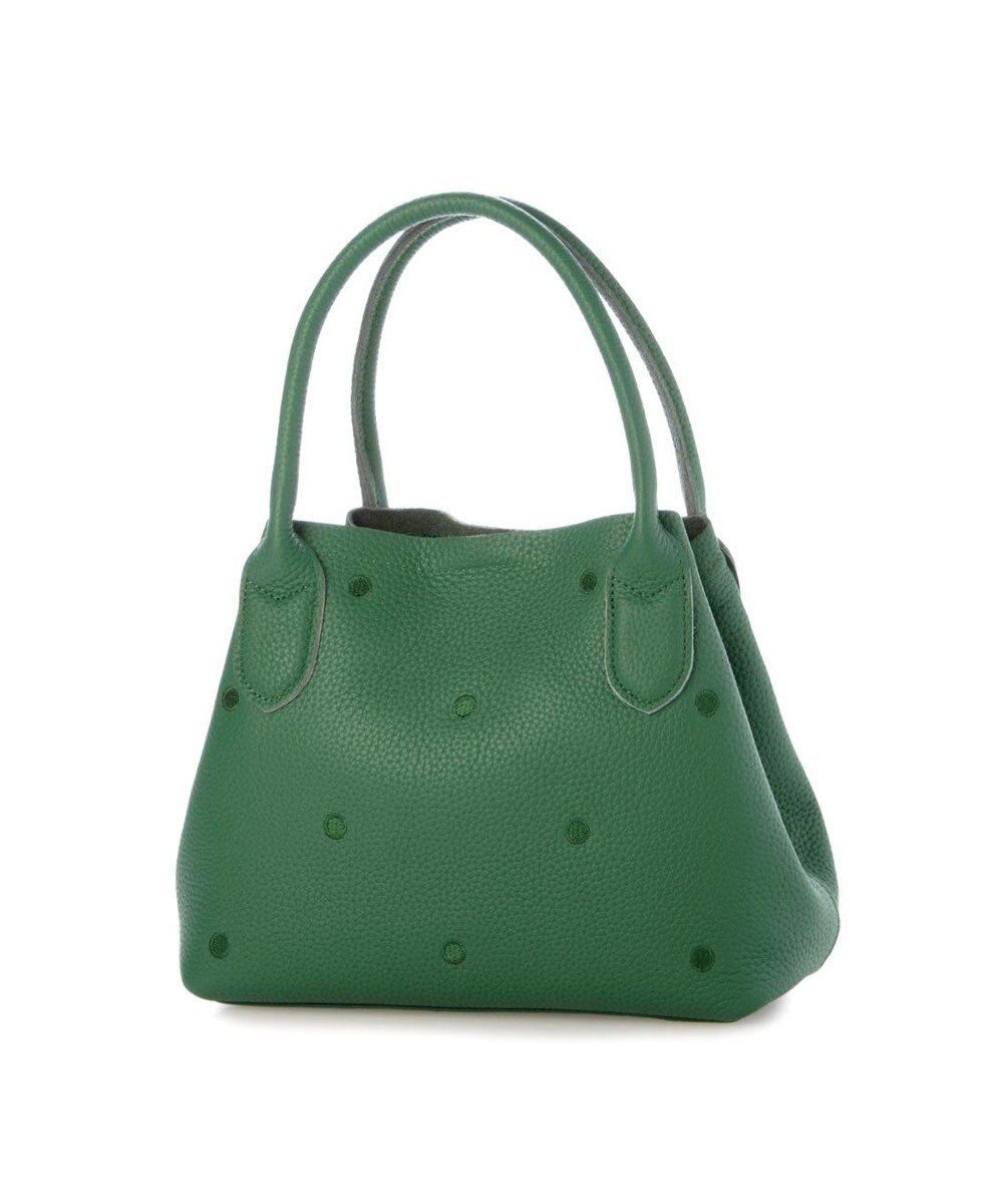 UNBILLION ペルケ perche / 牛革ドット刺繍2wayトートS 