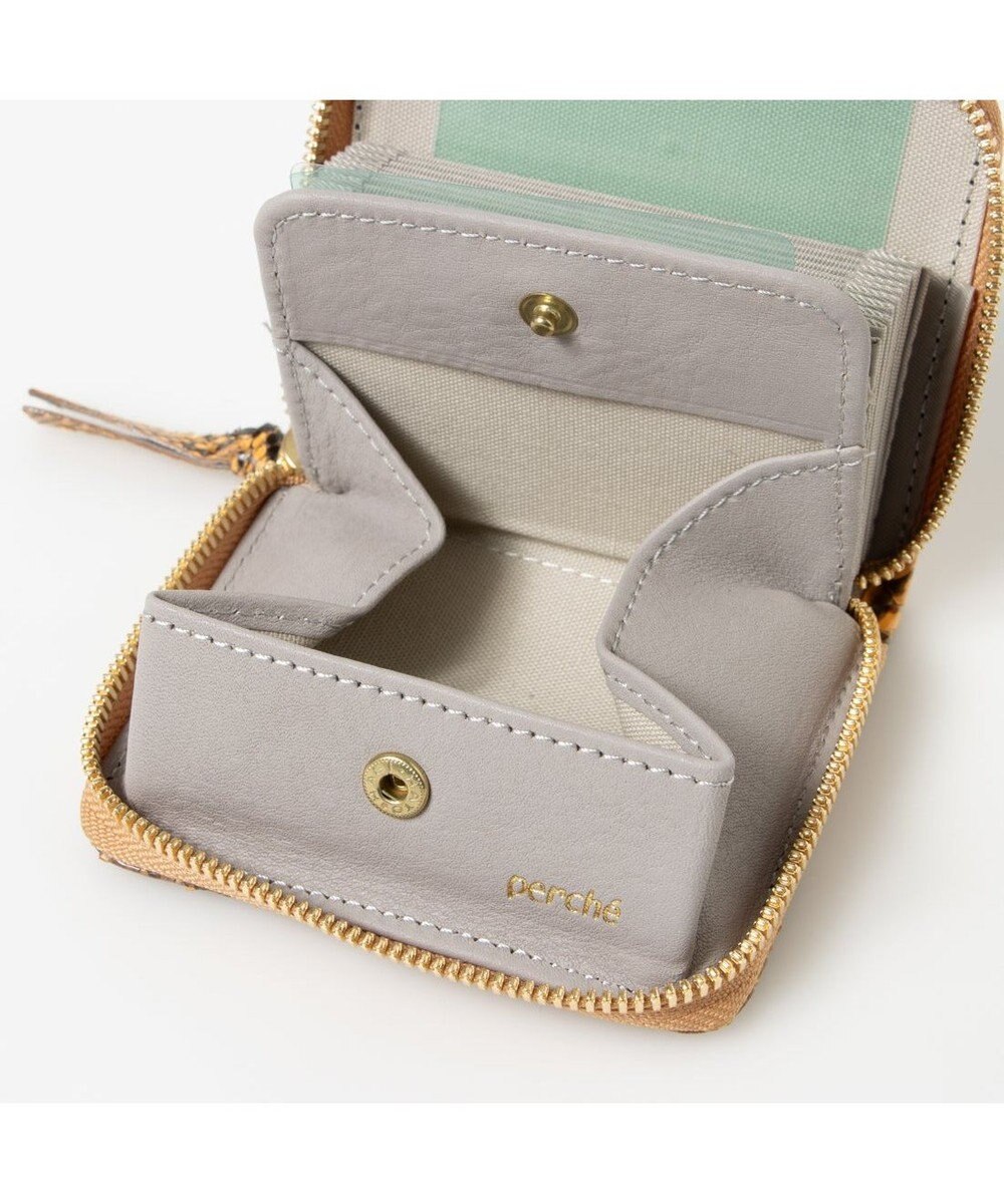 UNBILLION ペルケ perche / ダイヤモンドパイソン・ジャバラカートウォレット 