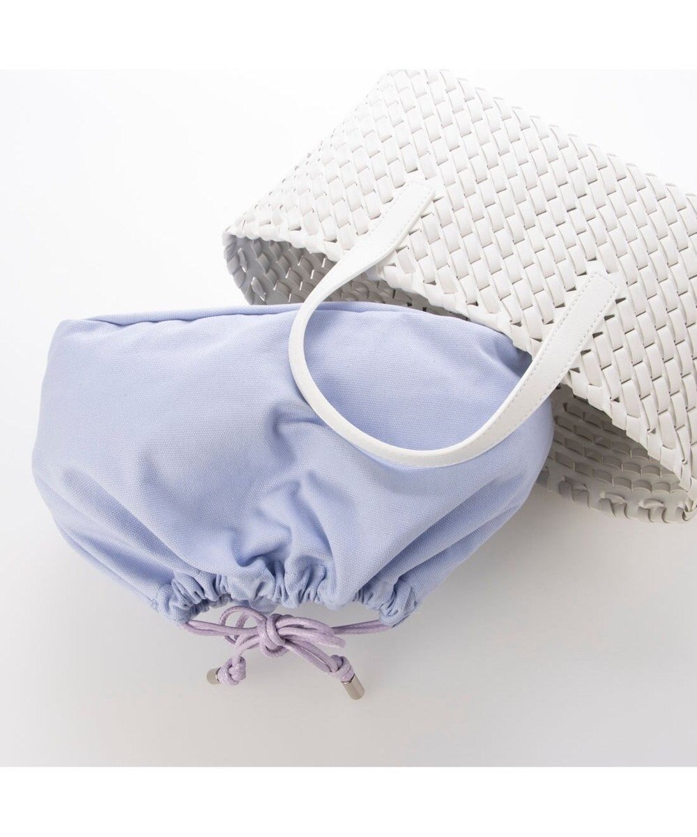 UNBILLION カシュカシュ cachecache / コードかがり横長トートバッグ 