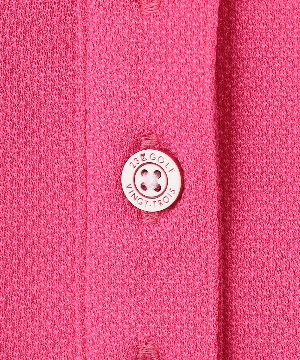 23区GOLF 【WOMEN】【UVケア・吸水速乾】ハニカムカノコ 半袖ポロシャツ 