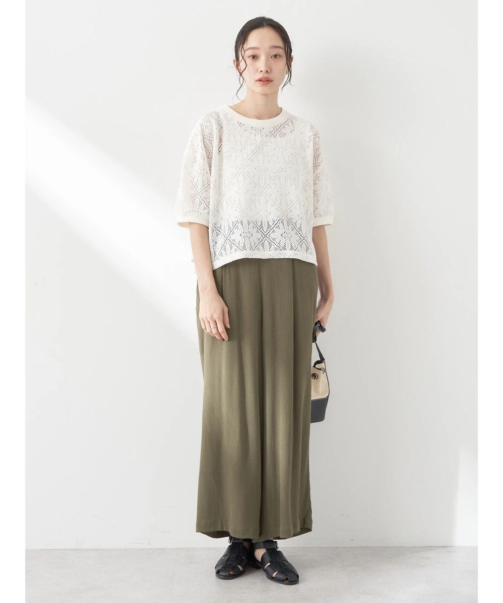 earth music&ecology レースプルオーバー 