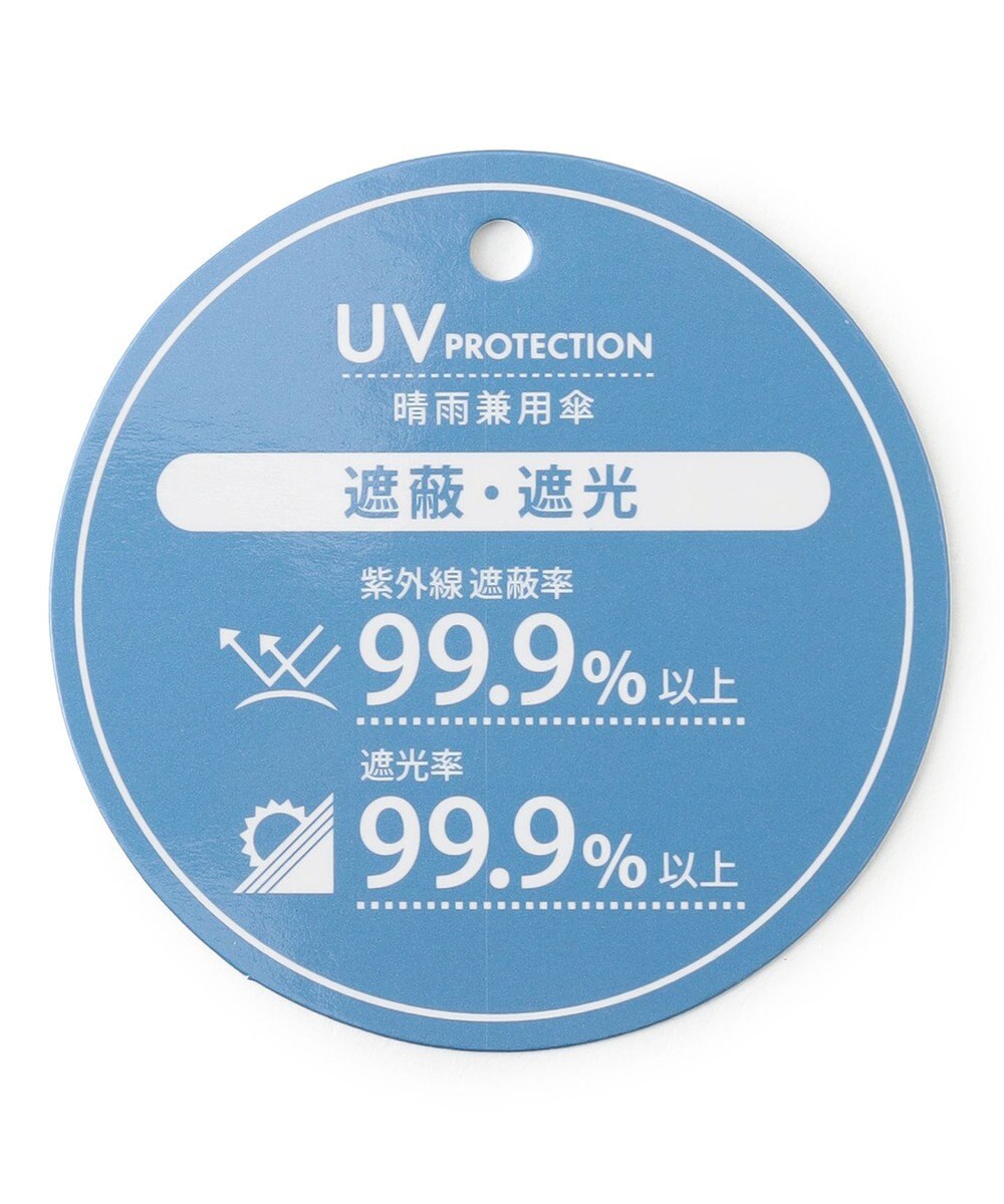 TOCCA 【晴雨兼用】【UVカット99.9%以上・遮光率99.9%・防水・ミニバッグ傘袋付き】CHECKER  CLOVER UMBRELLA 折り畳み傘 