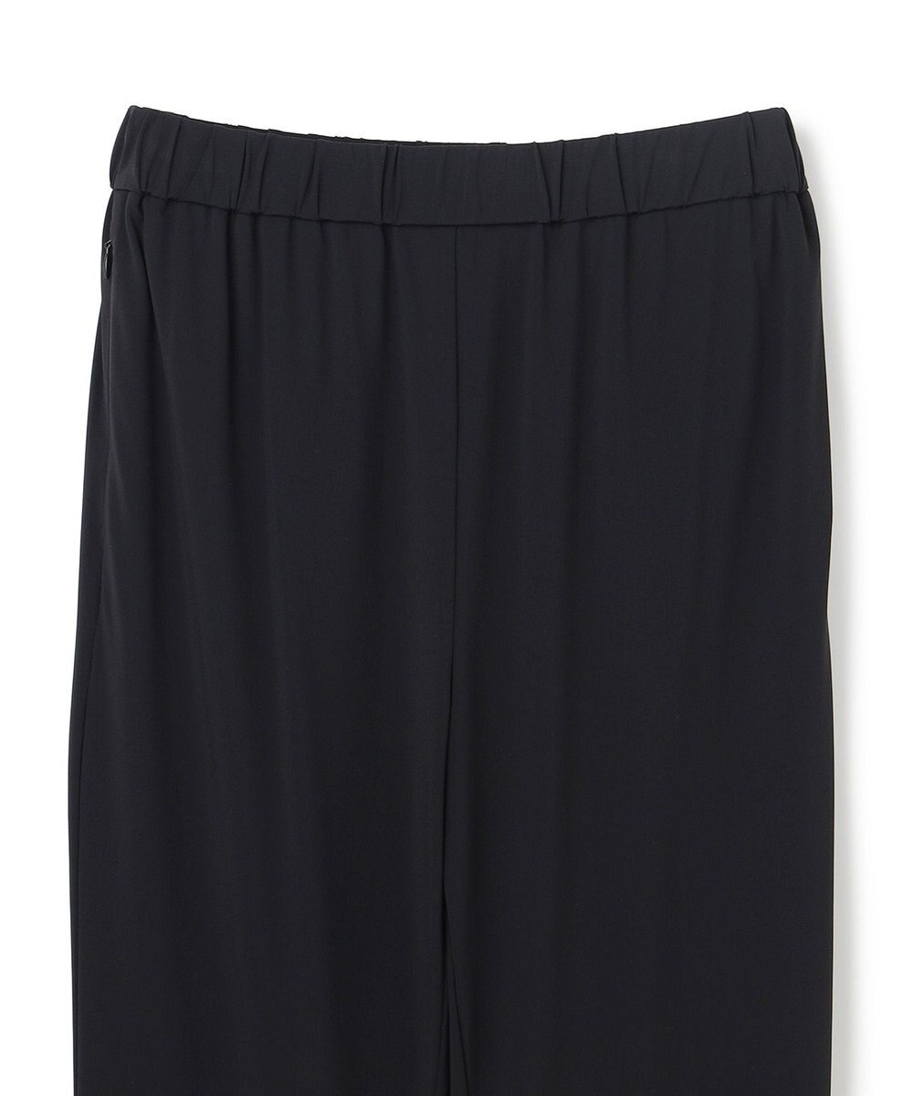 UNFILO L 【ウエストゴム】ドライトリコット セミフレアパンツ 