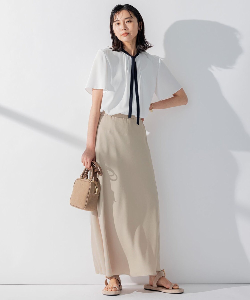 23区 【STORY7月号掲載】フィブリルツイル  ナロースカート 