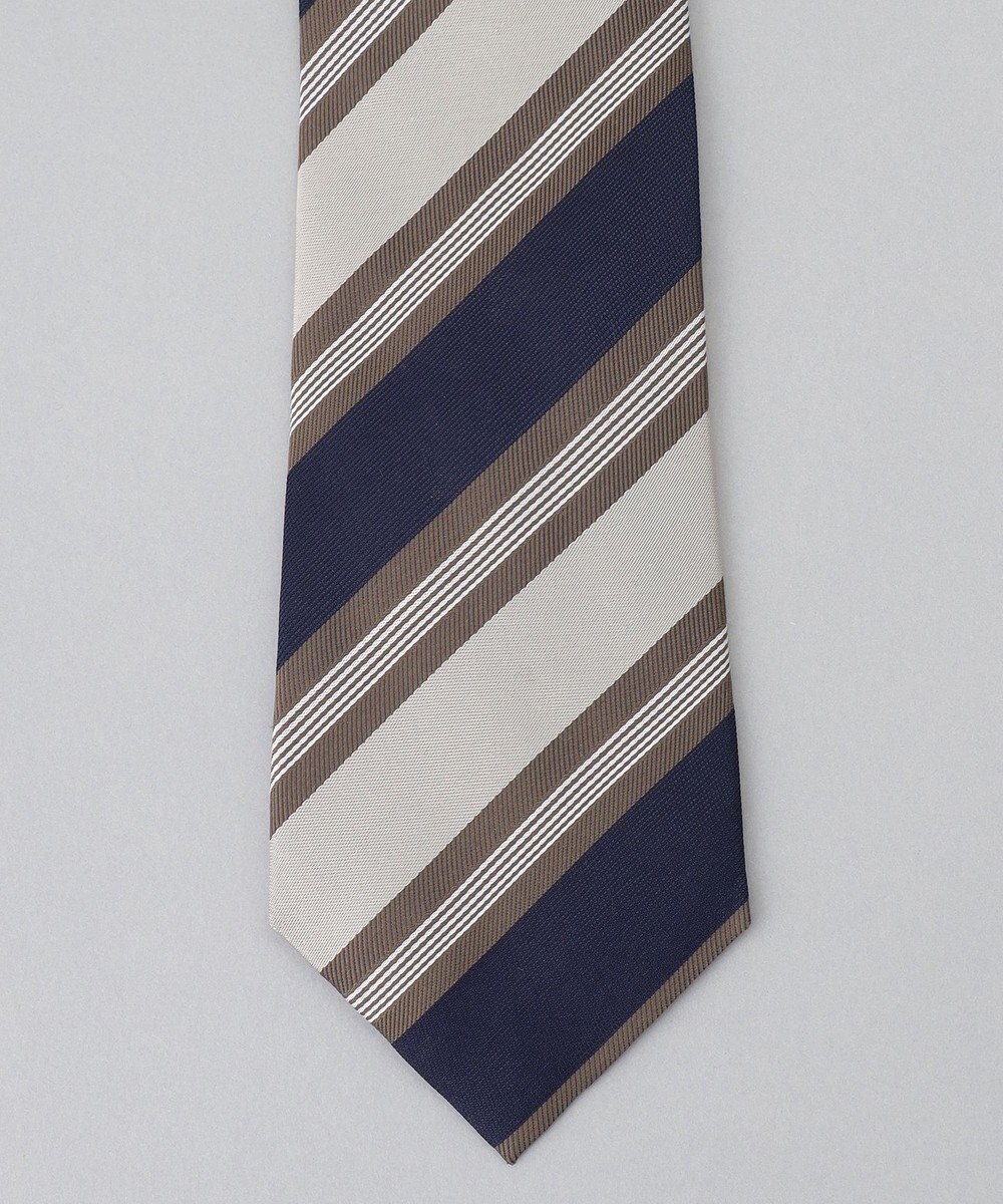 GOTAIRIKU GOTAIRIKU別注【日本製】シルク ネクタイ_ストライプ 