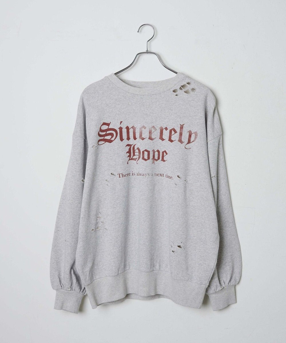 WEGO ダメージスウェット 