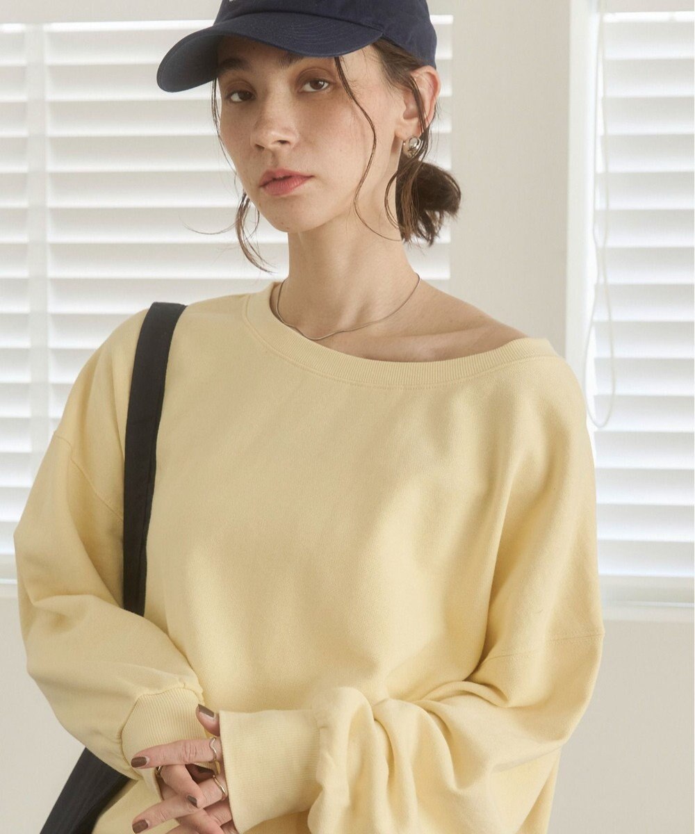 WEGO 【ANGIE VINTAGE/SETUP対応アイテム】オフショルダー裏毛スウェット 