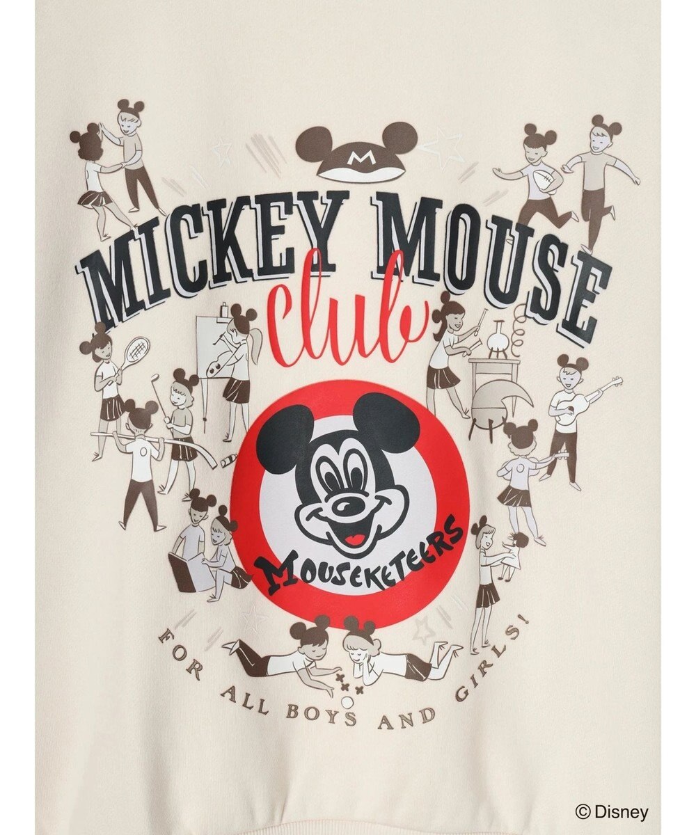 Green Parks ミッキーマウス・クラブ／アート裏起毛プルオーバー 