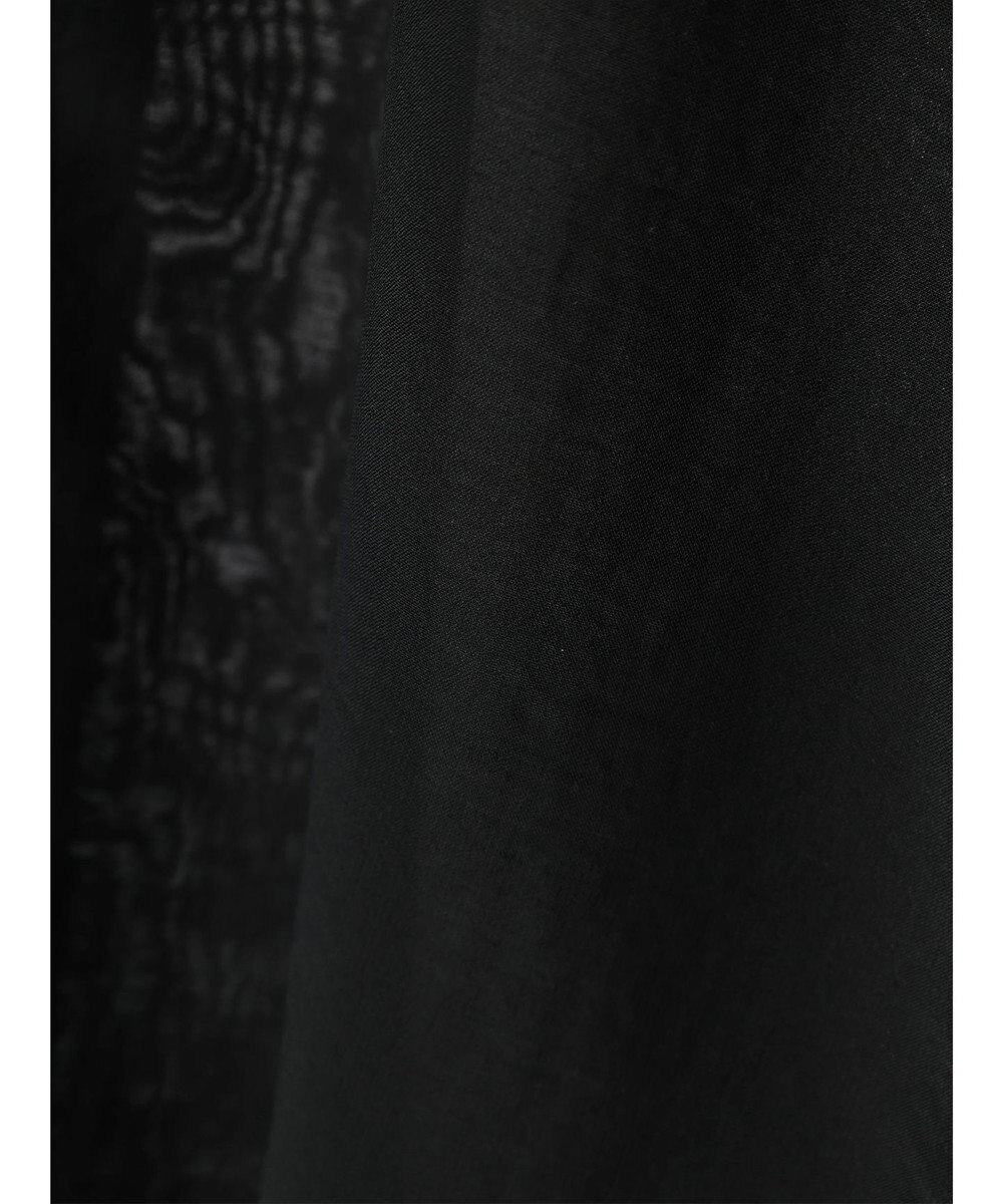 earth music&ecology シアーバンドカラーシャツ 