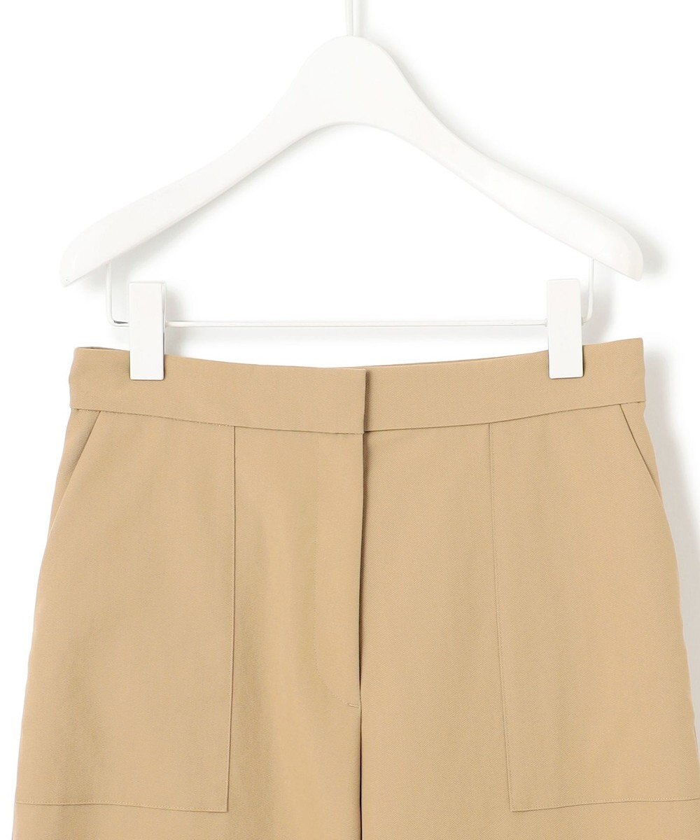 ICB 【洗える】ストレッチピーチツイル バレルパンツ 