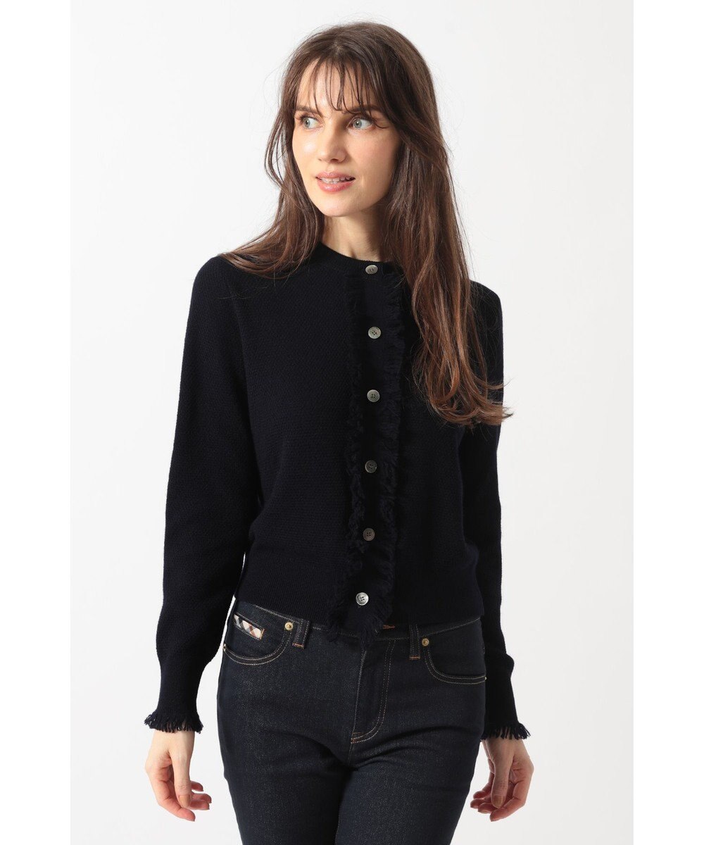 DAKS フリンジデザイン カーディガン 