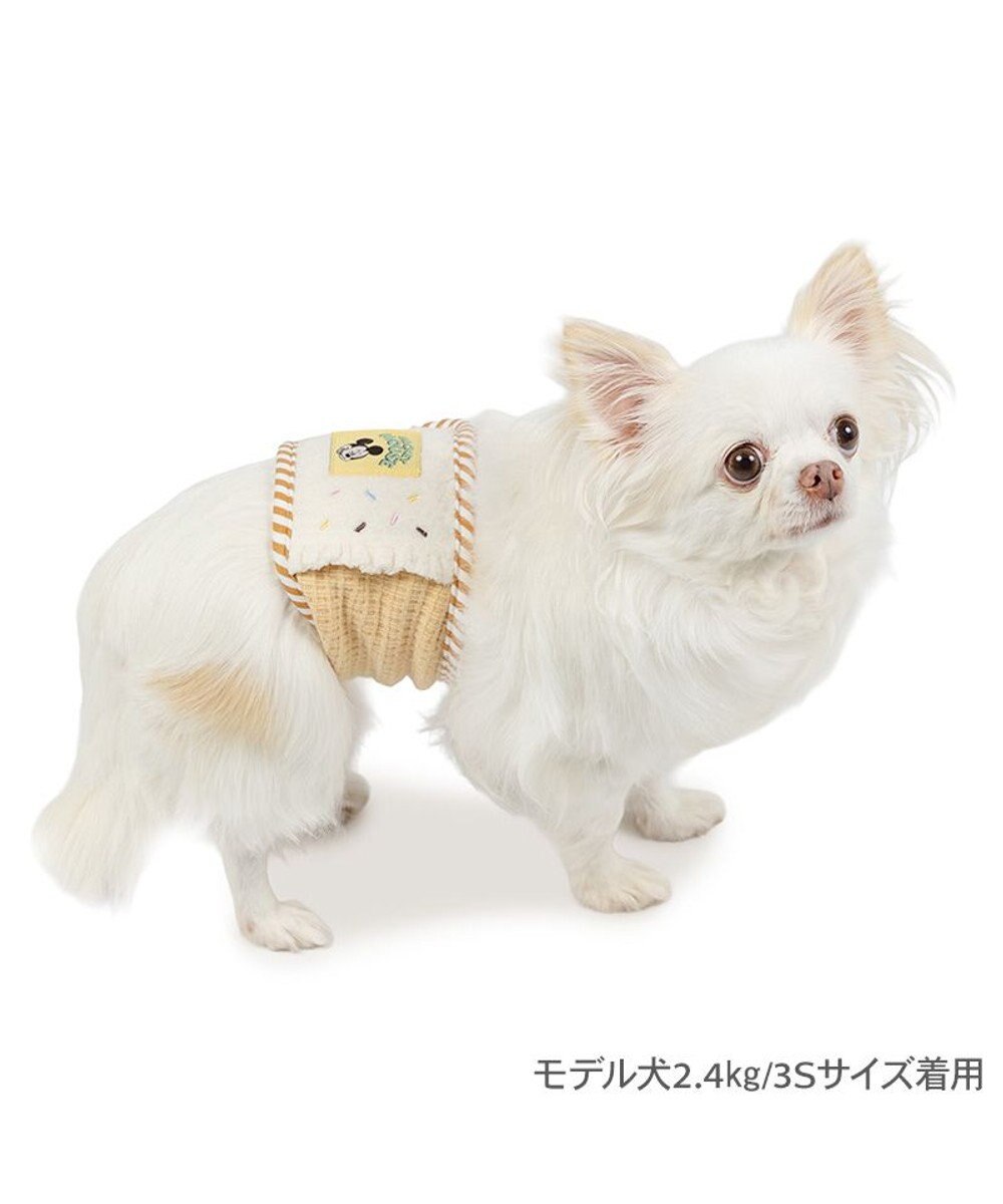 PET PARADISE ディズニー ミッキーマウス マナーベルト 《アイス柄》 小型犬 