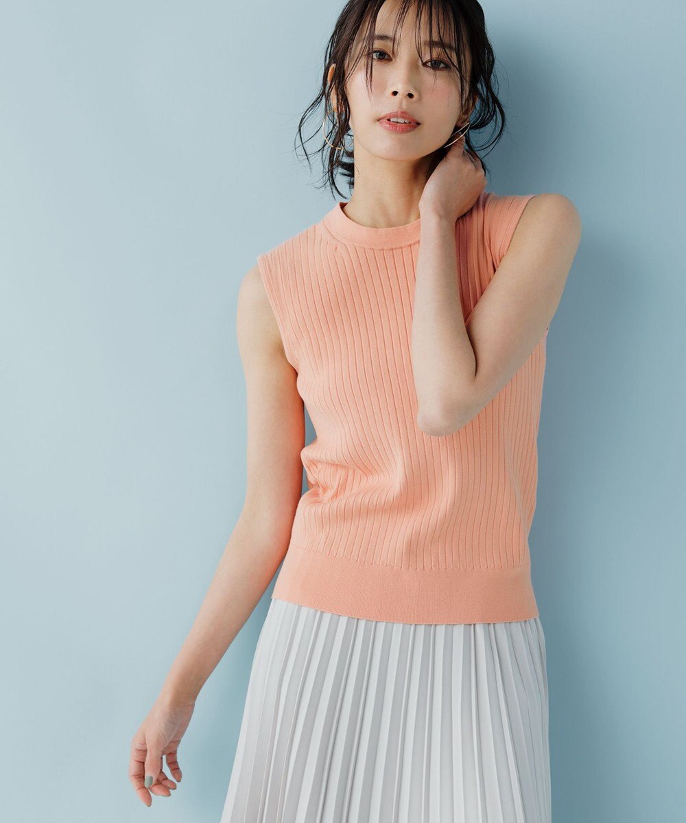 洗える ストレッチリブノースリーブニット Newans ファッション通販 公式通販 オンワード クローゼット 洗える ストレッチリブノースリーブニット Newans ファッション通販 公式通販 オンワード クローゼット