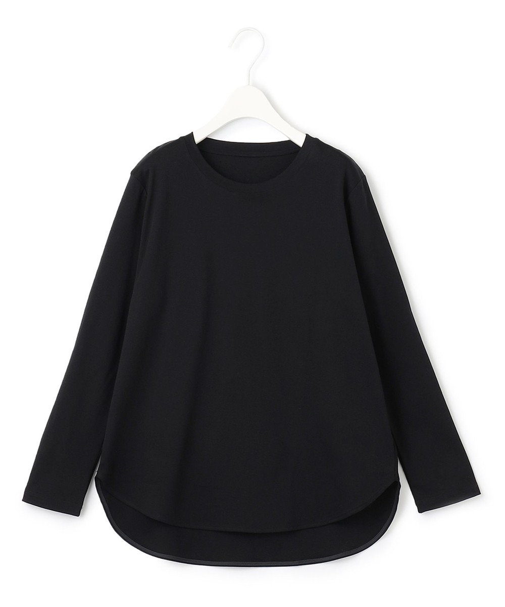 ICB L 【洗える】シンプルジャージー ロングスリーブプルオーバー 