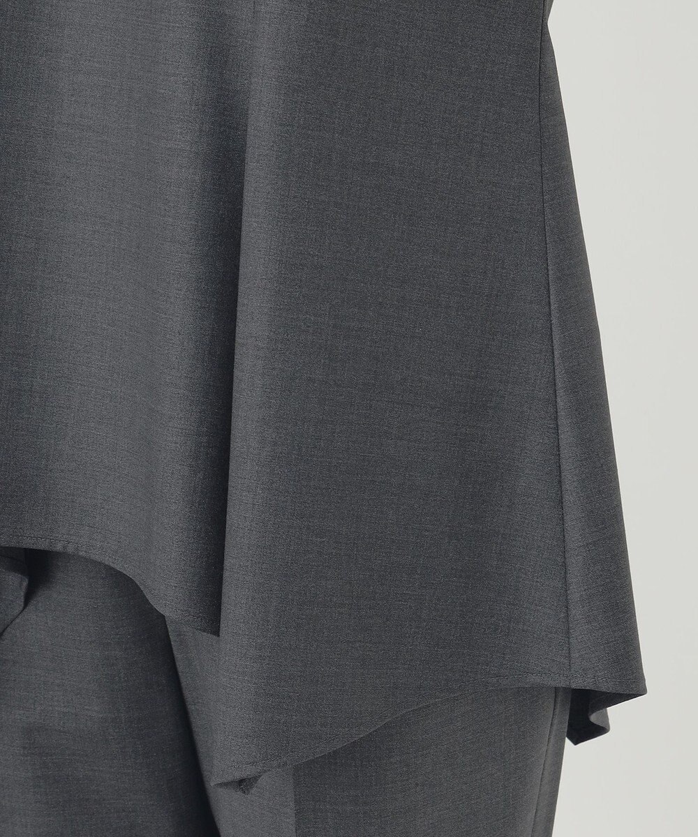 23区 L 【R(アール)】ウールトロストレッチ ランタンスリーブブラウス 