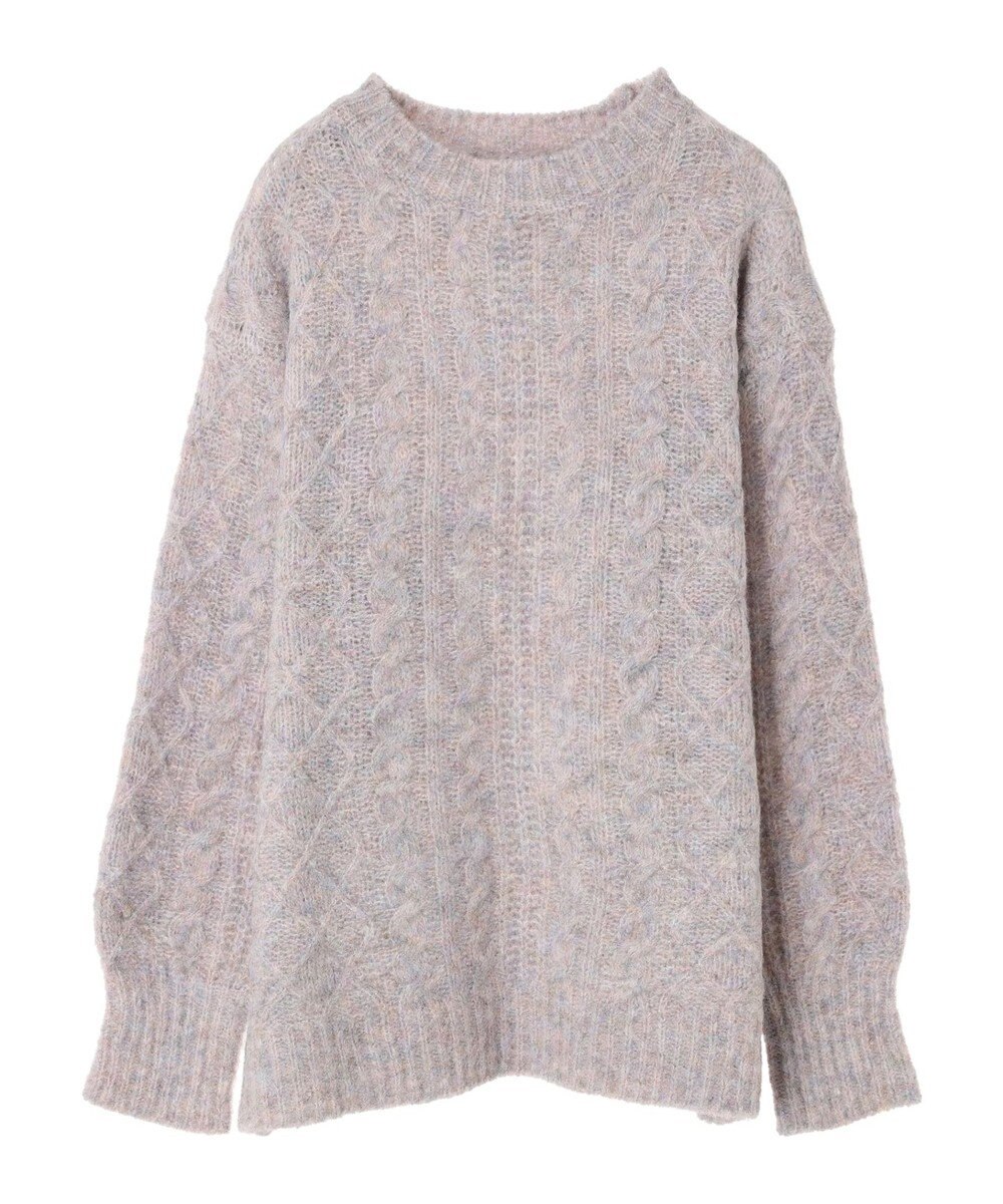 Green Parks フェアリーＭｉｘケーブルニットプルオーバー 