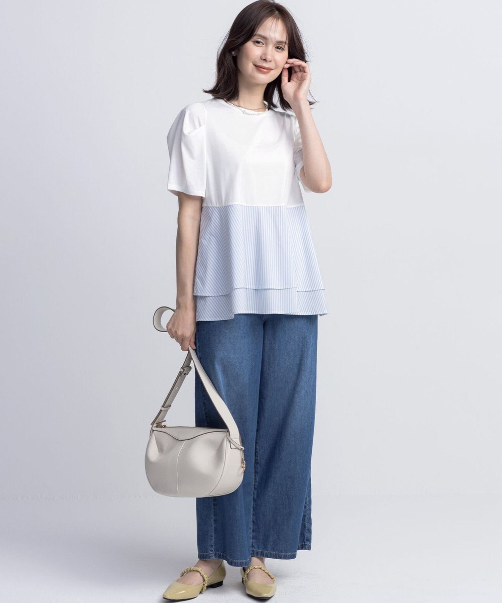 組曲 L シャツコンビティアード カットソー 