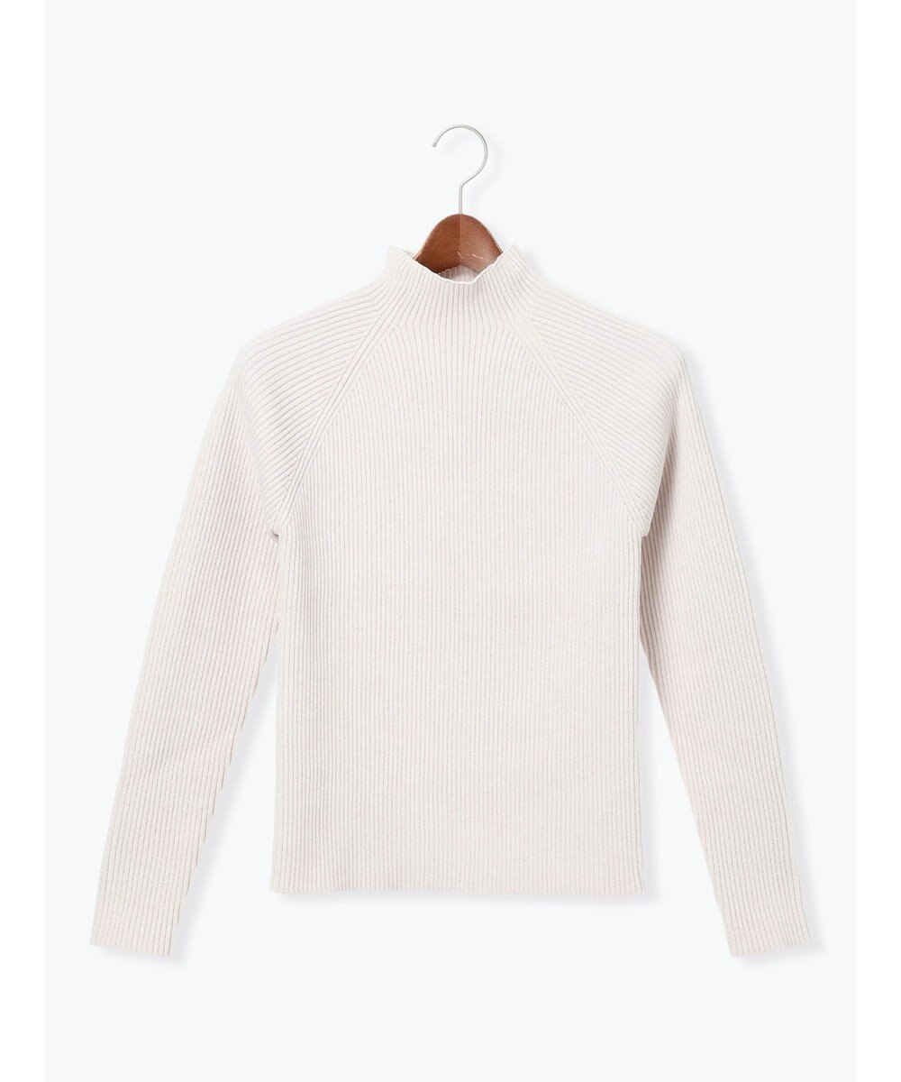 Te chichi モールリブスタンドネックニット 