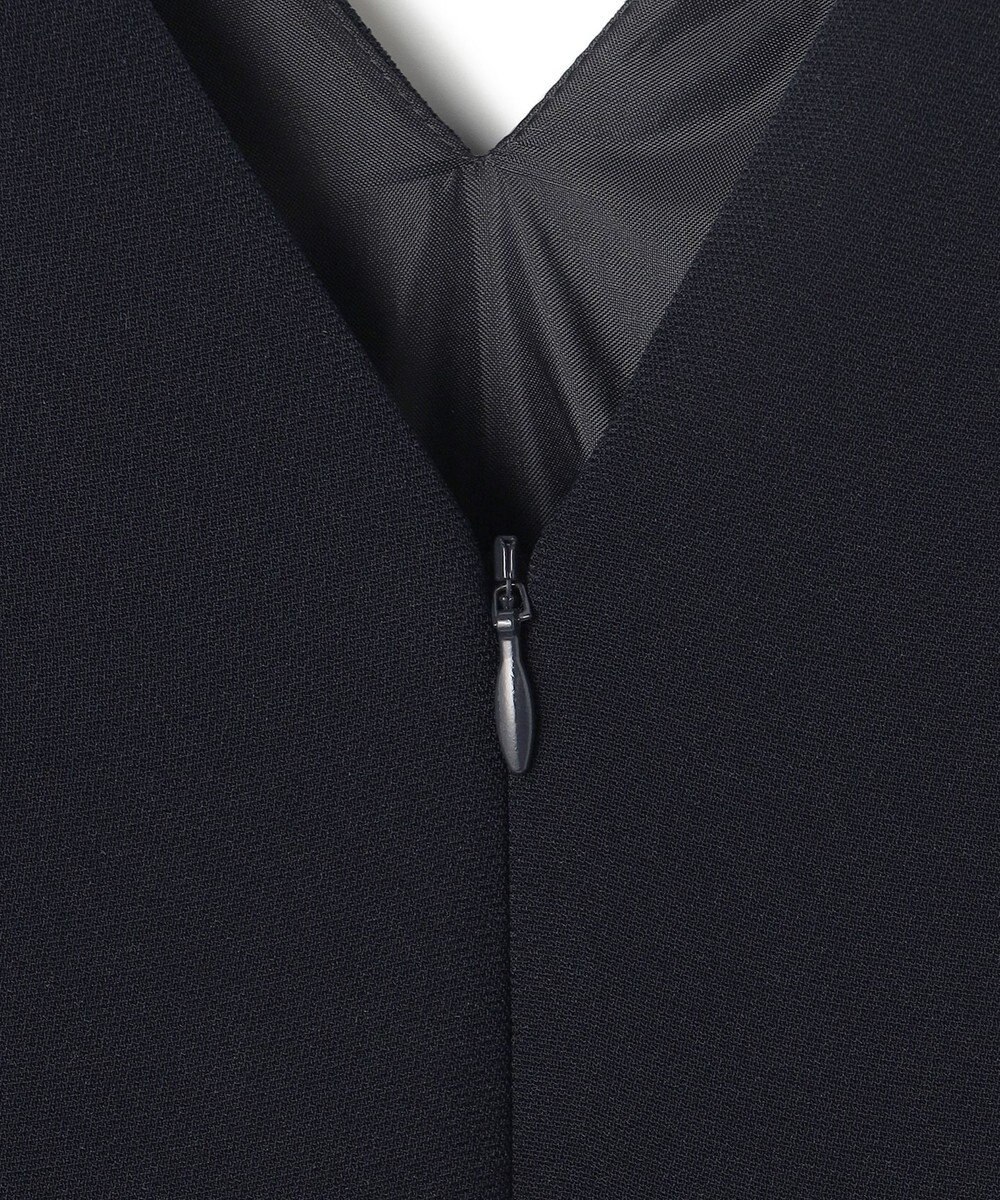 uncrave ウォッシャブルダブルクロス プリーツオールインワン 