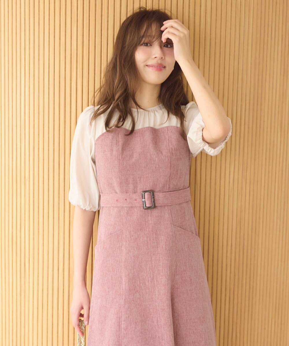 Feroux ドッキング風ワンピース 