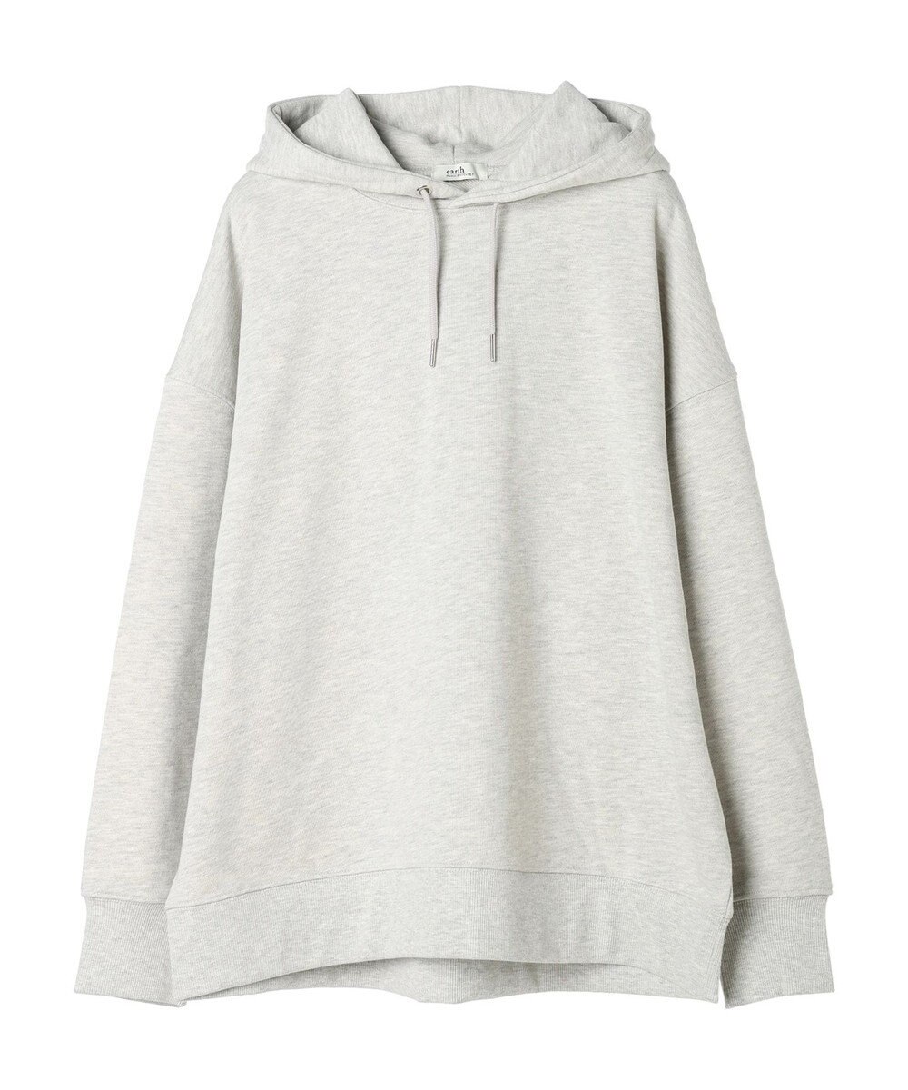 earth music&ecology スウェットルーズパーカー 