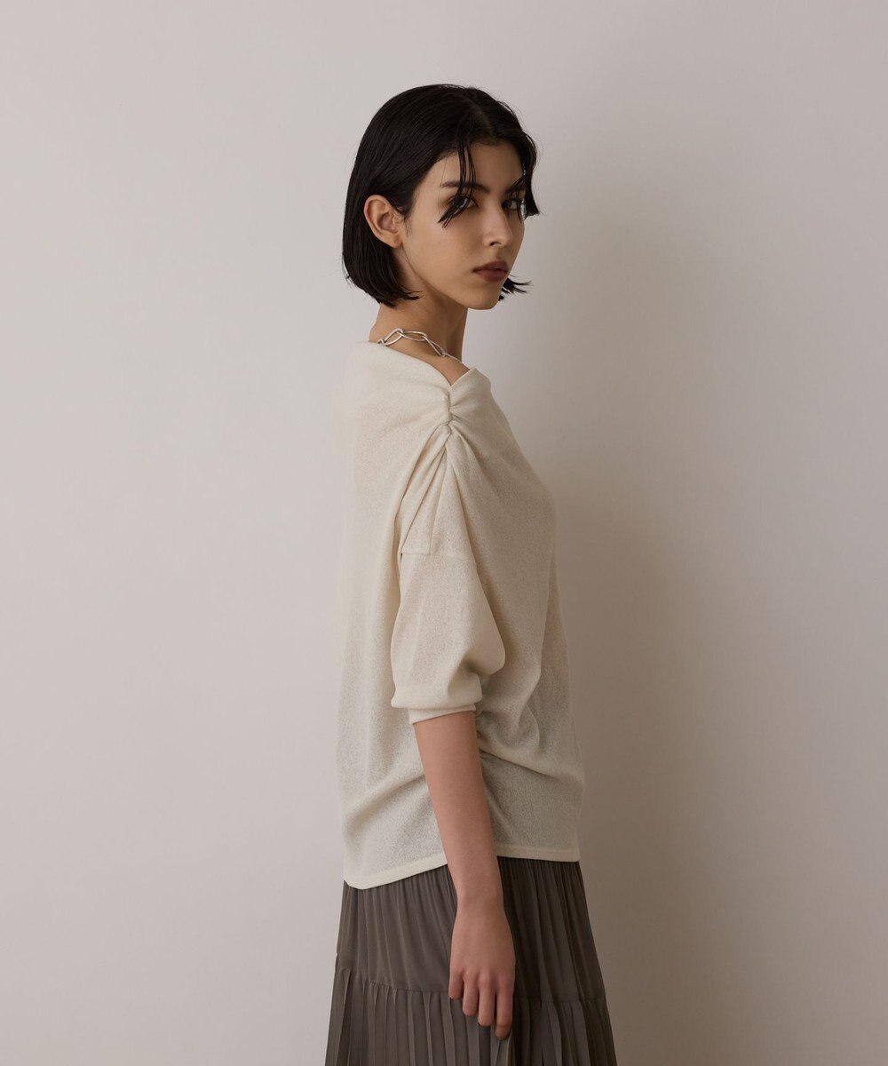 GRACE CONTINENTAL ドレープカットトップ 