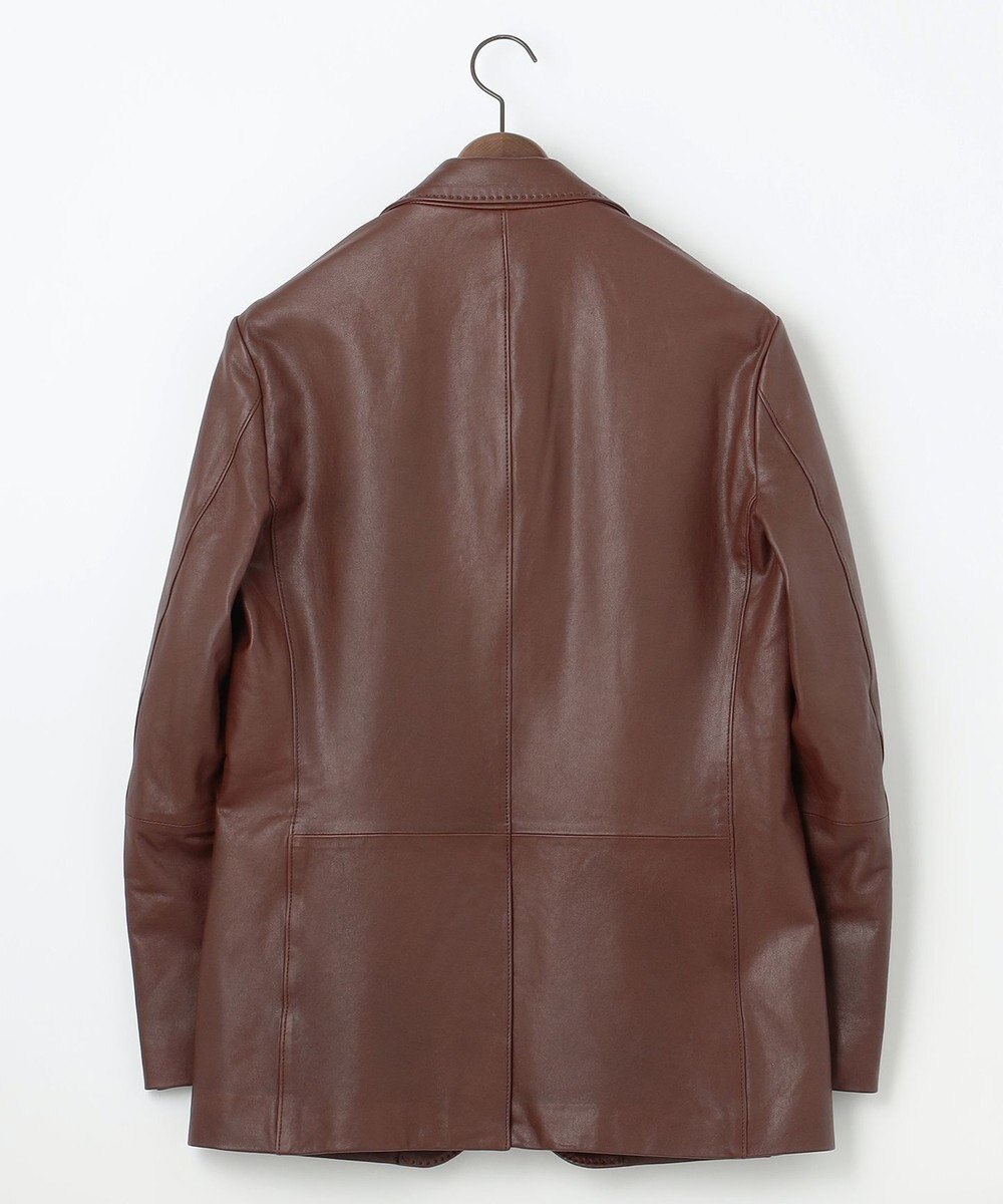 JOSEPH ABBOUD 【長く育てたいサスティナブルなレザー】ベジタブルラムレザージャケット 