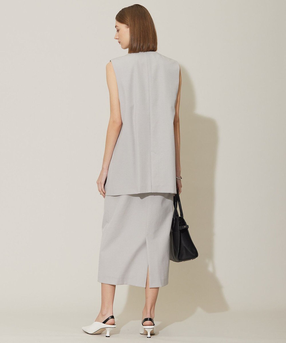 ICB L 【接触冷感・UVケア・撥水・洗える】 LooseWeave ノーカラージレ 