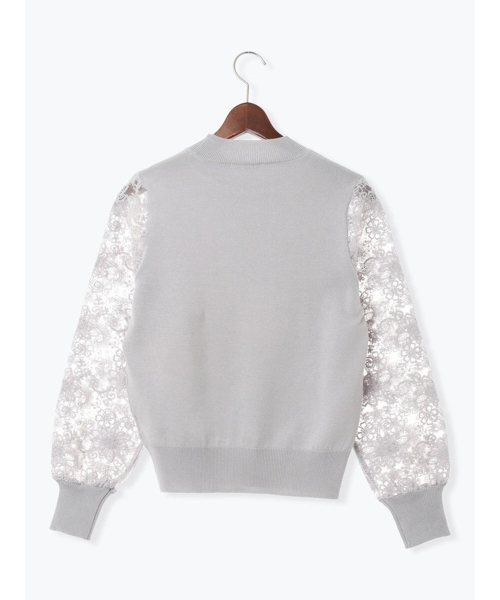 Te chichi レーススリーブニット 