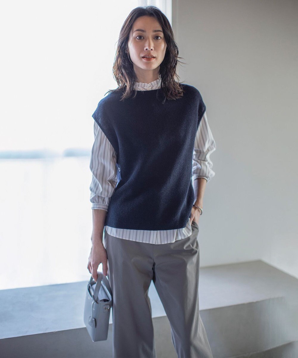 J.PRESS LADIES 【2way】スプリットレザー ナノポシェット バッグ 